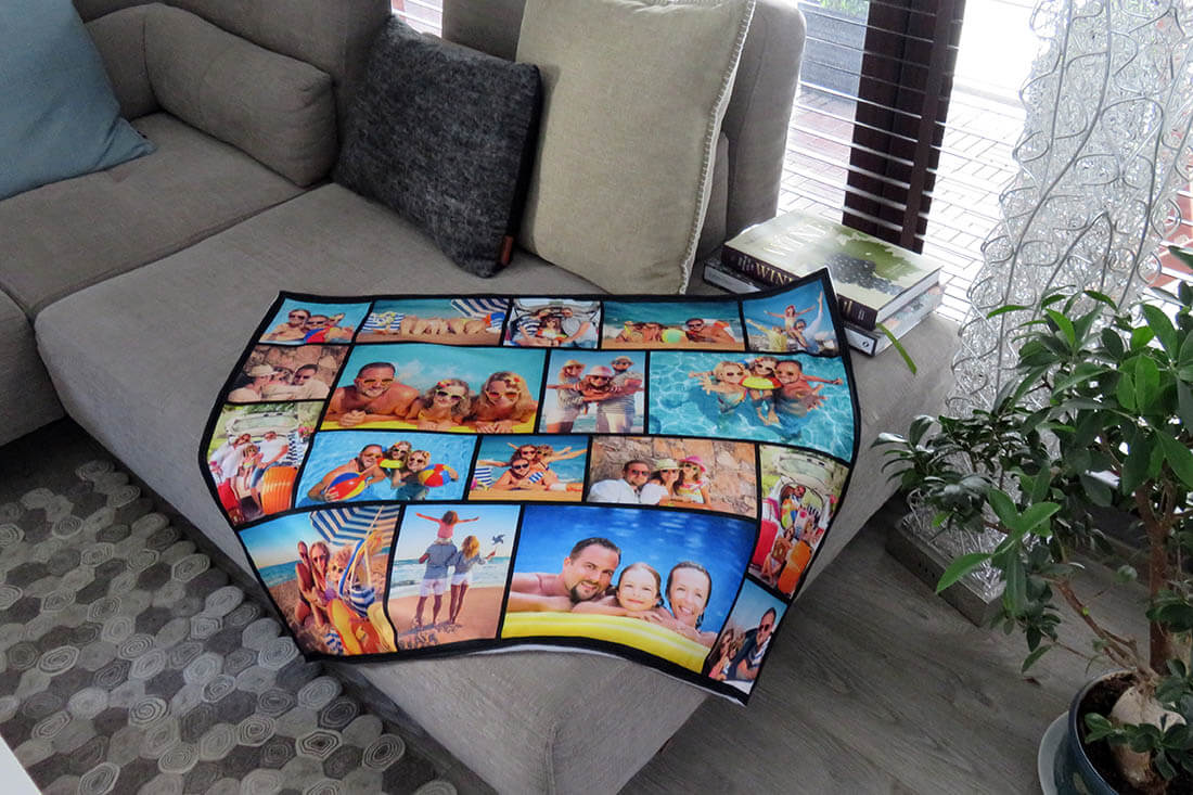 collage blanket